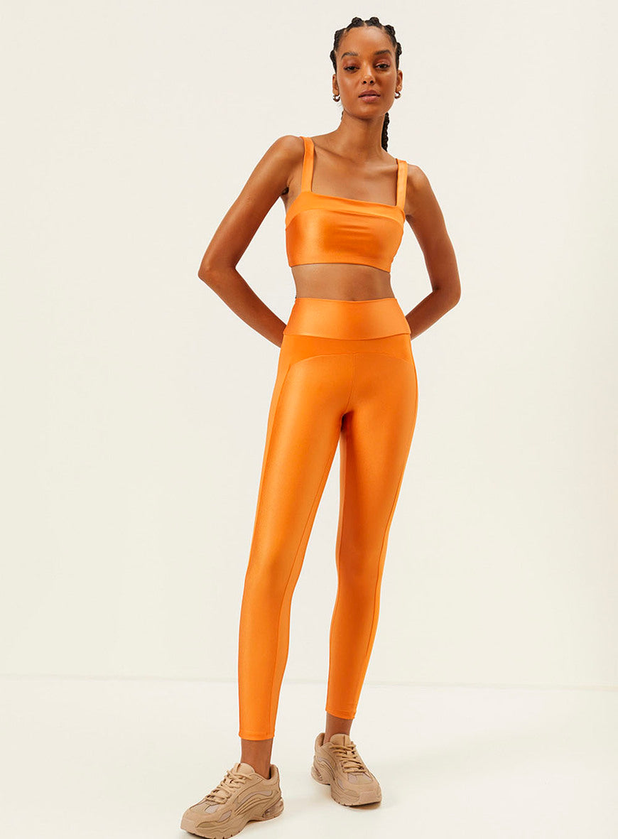 Conjunto Top/calça Legging Laranja - Colcci