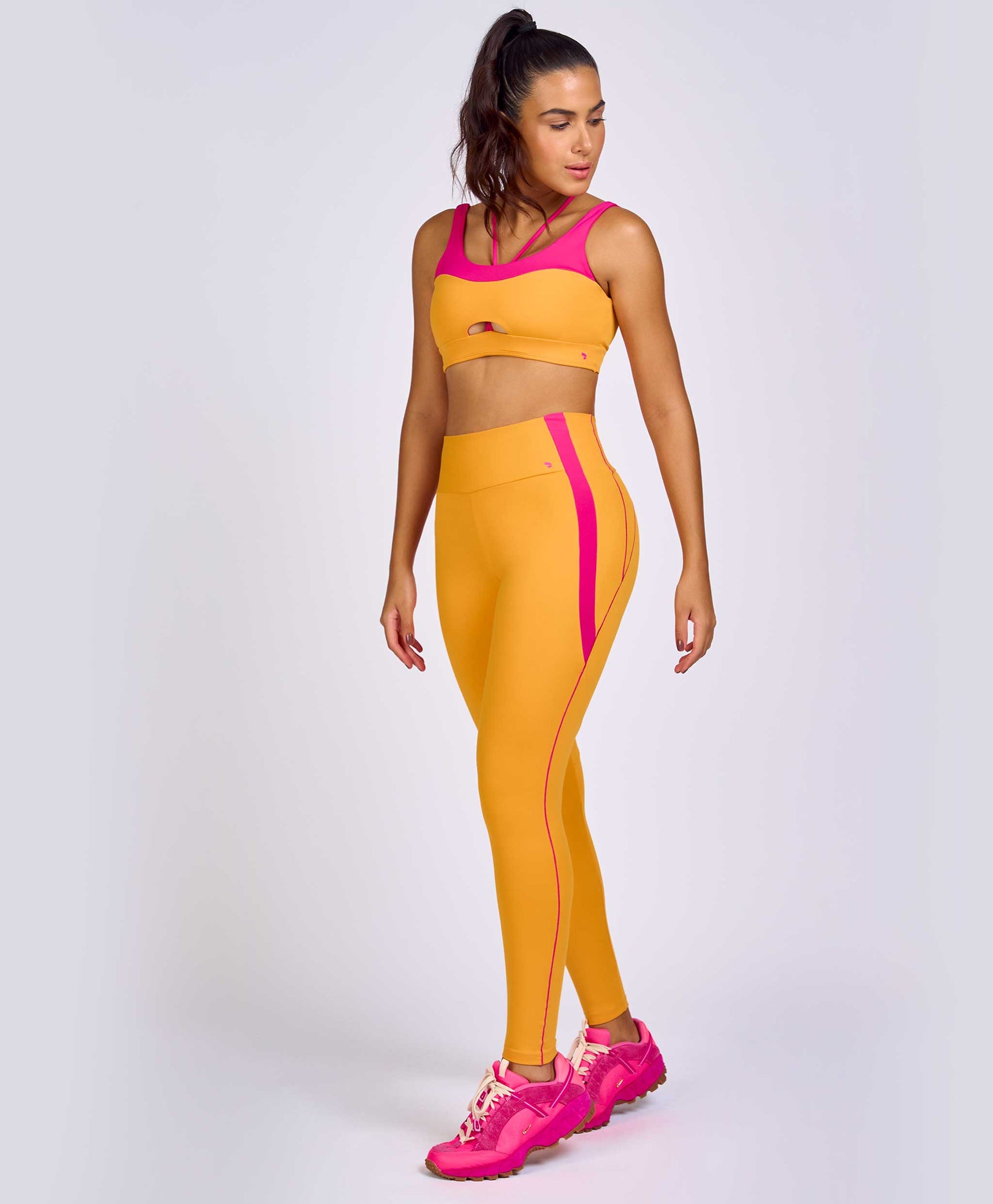 Conjunto Feminino Fitness Básico Calça e Top - Alto Giro