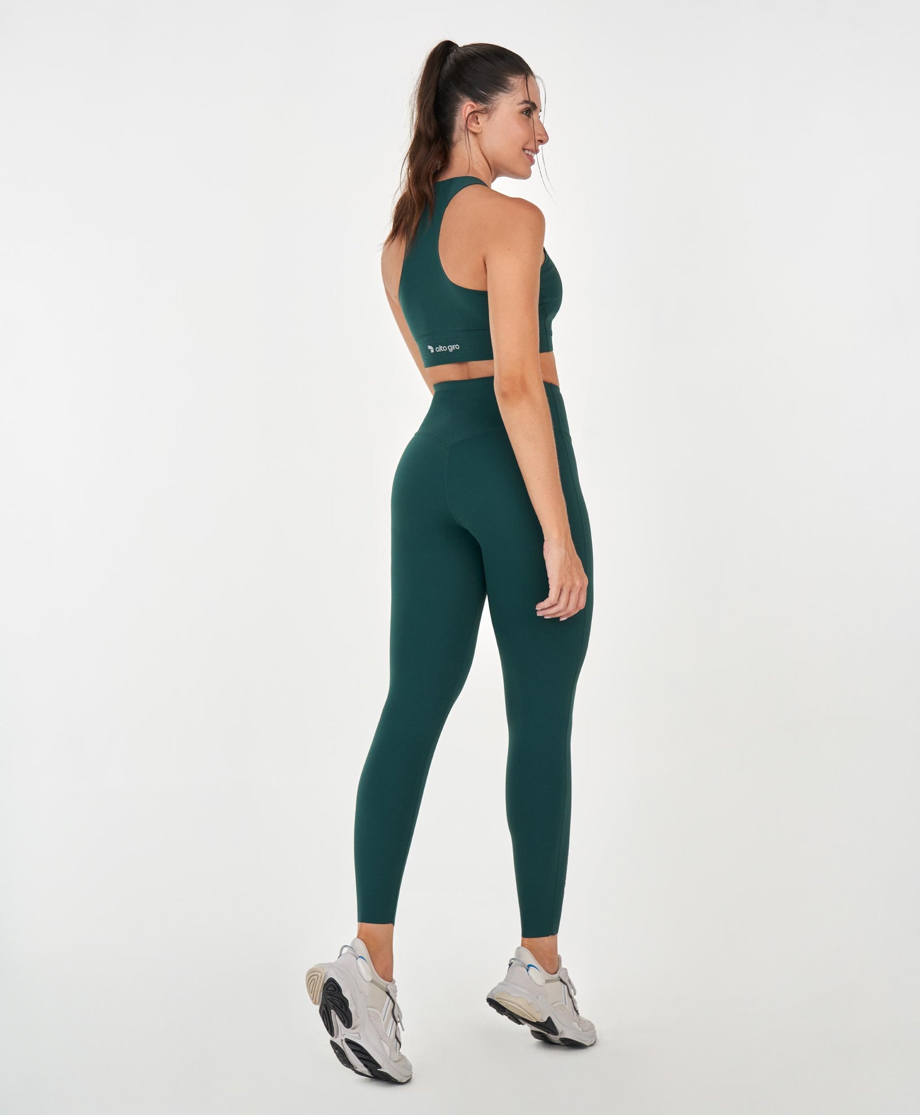 Conjunto Feminino Fitness Básico Calça e Top - Alto Giro