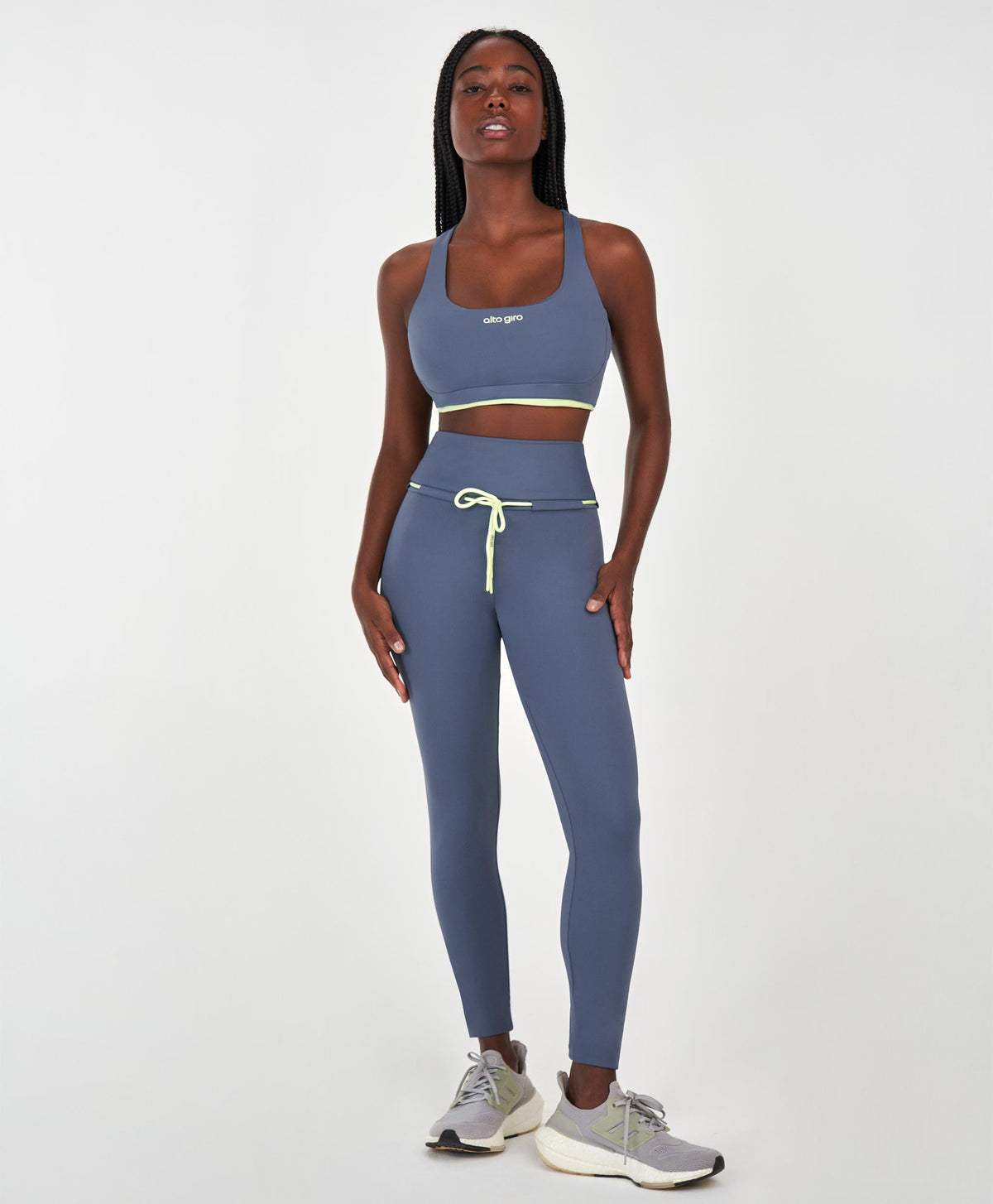 Conjunto Feminino Fitness Básico Calça e Top - Alto Giro