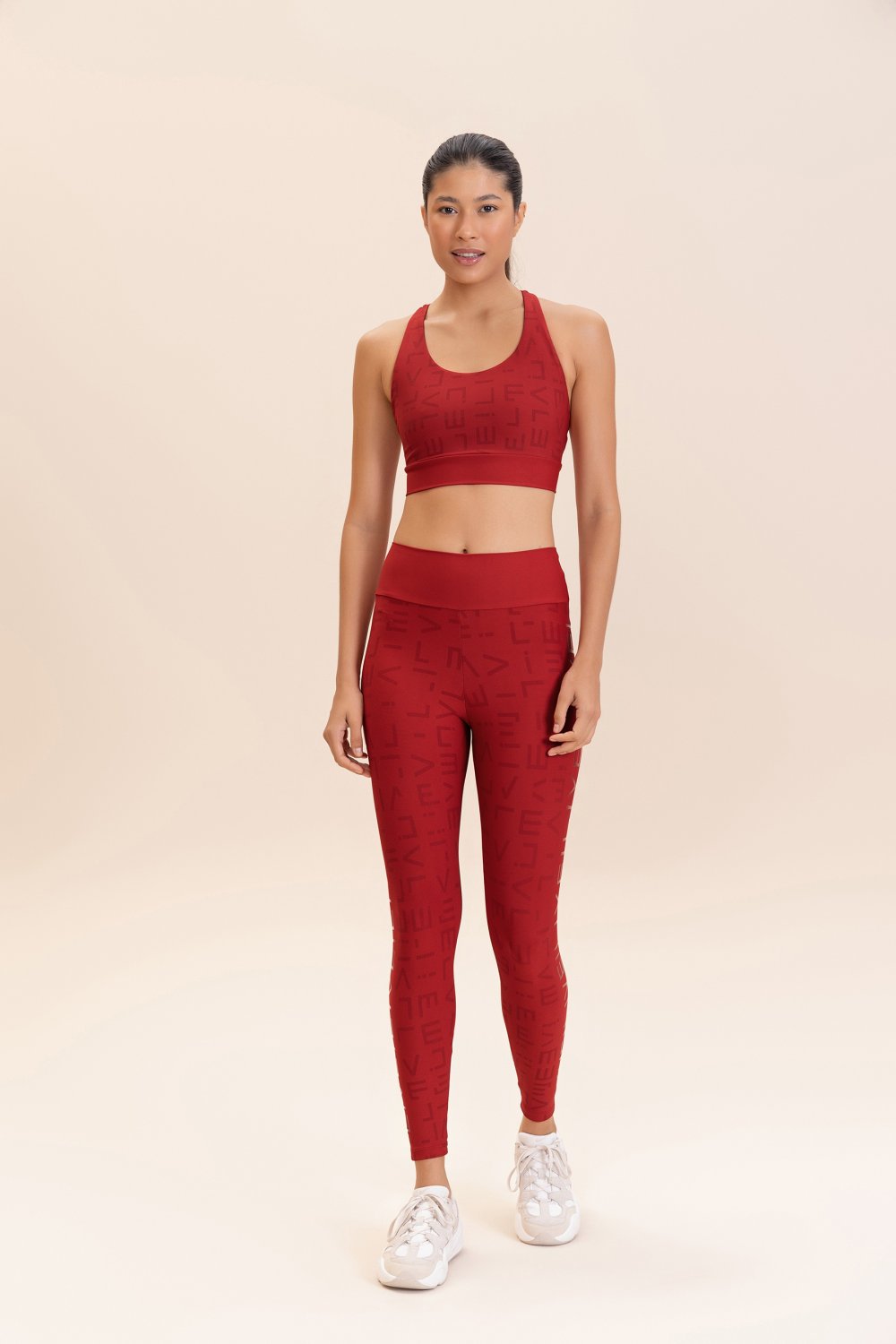 Conjunto Feminino Fitness Básico Calça e Top - Live