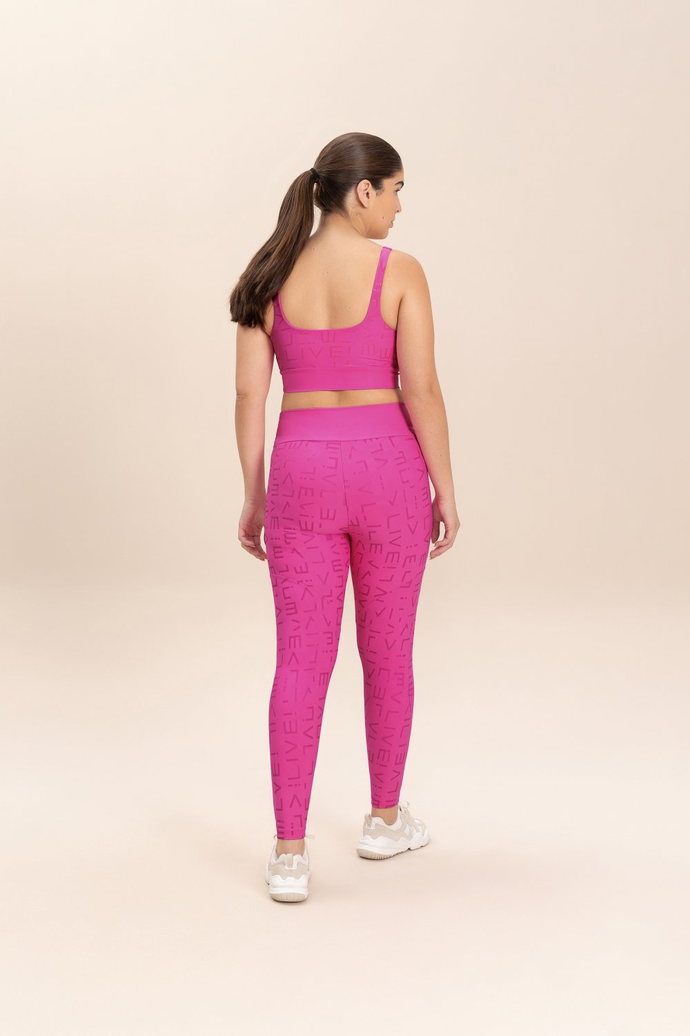 Conjunto Feminino Fitness Básico Calça e Top - Live