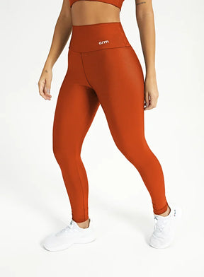 Conjunto Feminino Fitness Legging + Top Básico Terracota