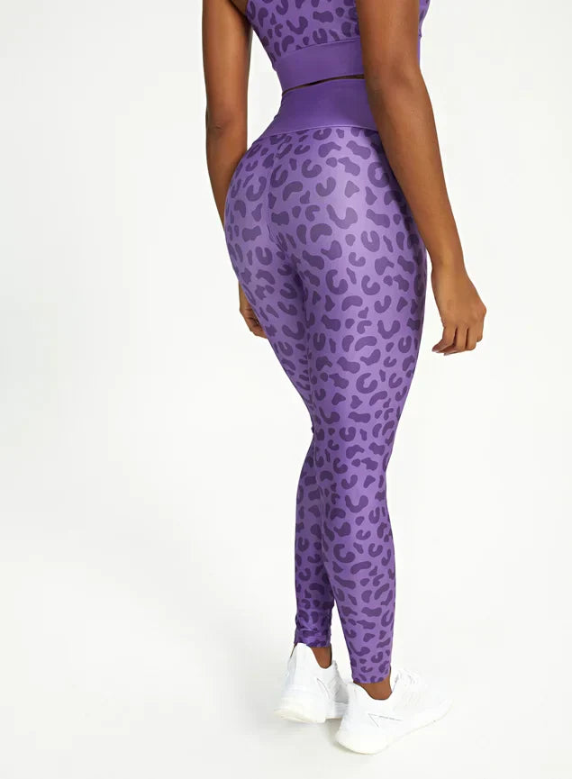 Conjunto Feminino Fitness Legging + Top Leopard - Movie